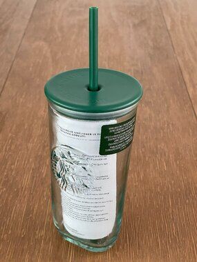 NEW - Starbucks 16 oz Recycled Glass Tumbler